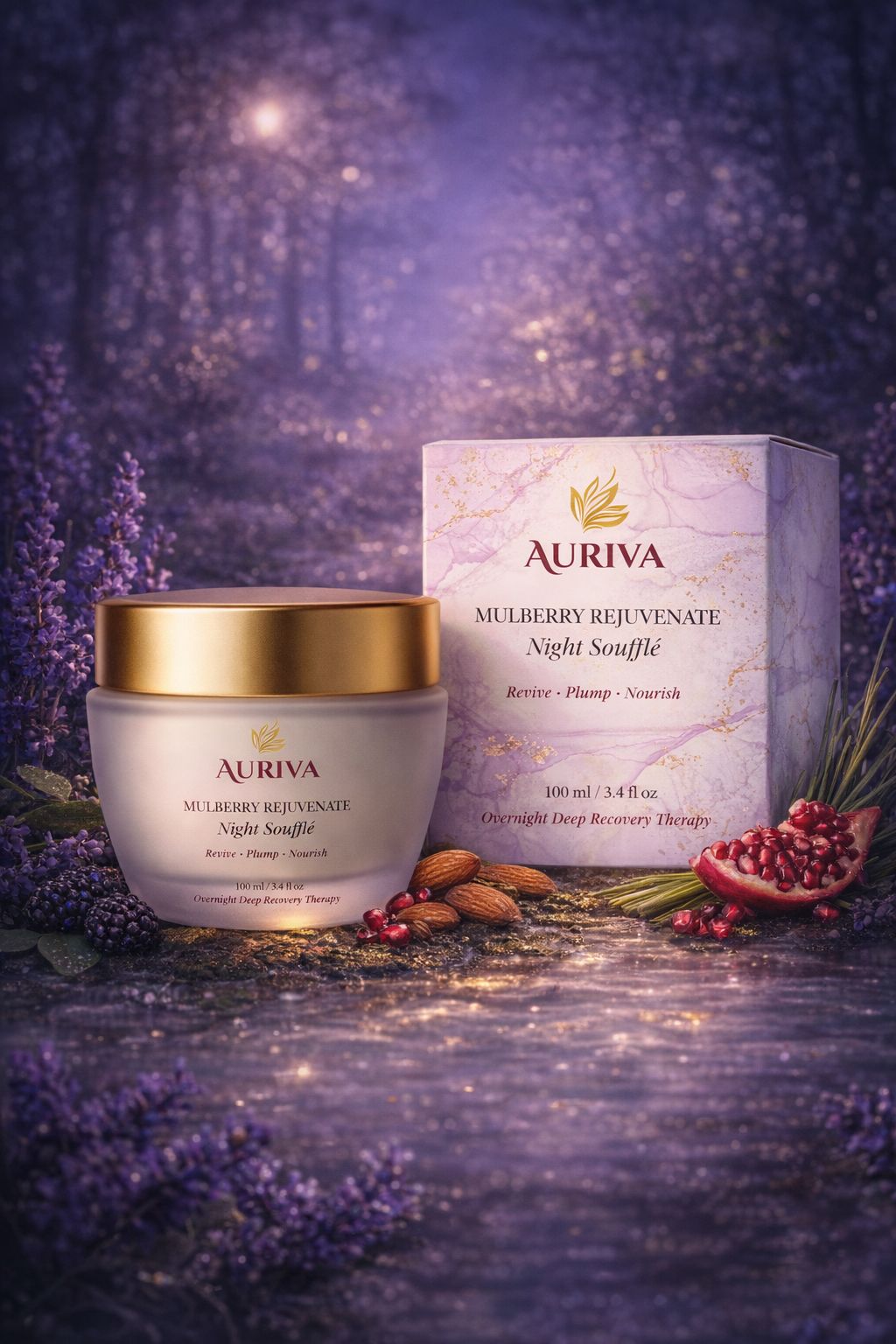 MULBERRY REJUVENATE NIGHT SOUFFLÉ (Overnight Renewal Cream)